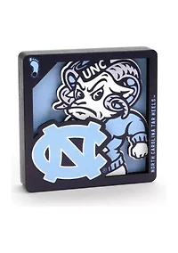 YouTheFan NCAA North Carolina Tar Heels 3D Logo Series Magnets