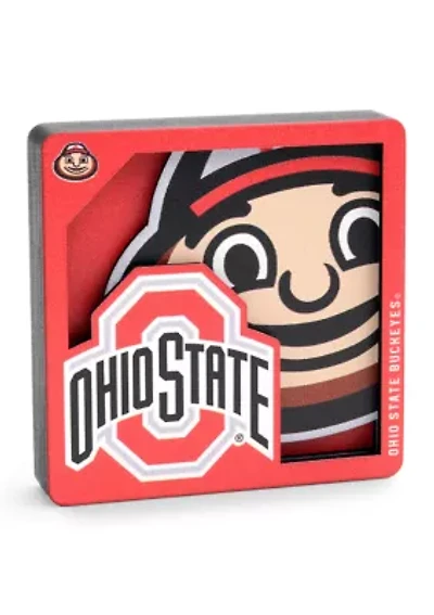 YouTheFan NCAA Ohio State Buckeyes 3D Logo Series Magnets