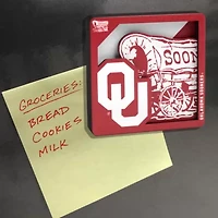 YouTheFan NCAA Oklahoma Sooners 3D Logo Series Magnets