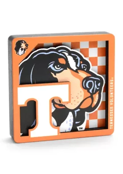YouTheFan NCAA Tennessee Volunteers 3D Logo Series Magnets