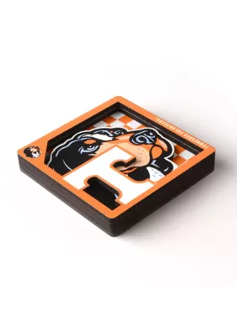 YouTheFan NCAA Tennessee Volunteers 3D Logo Series Magnets