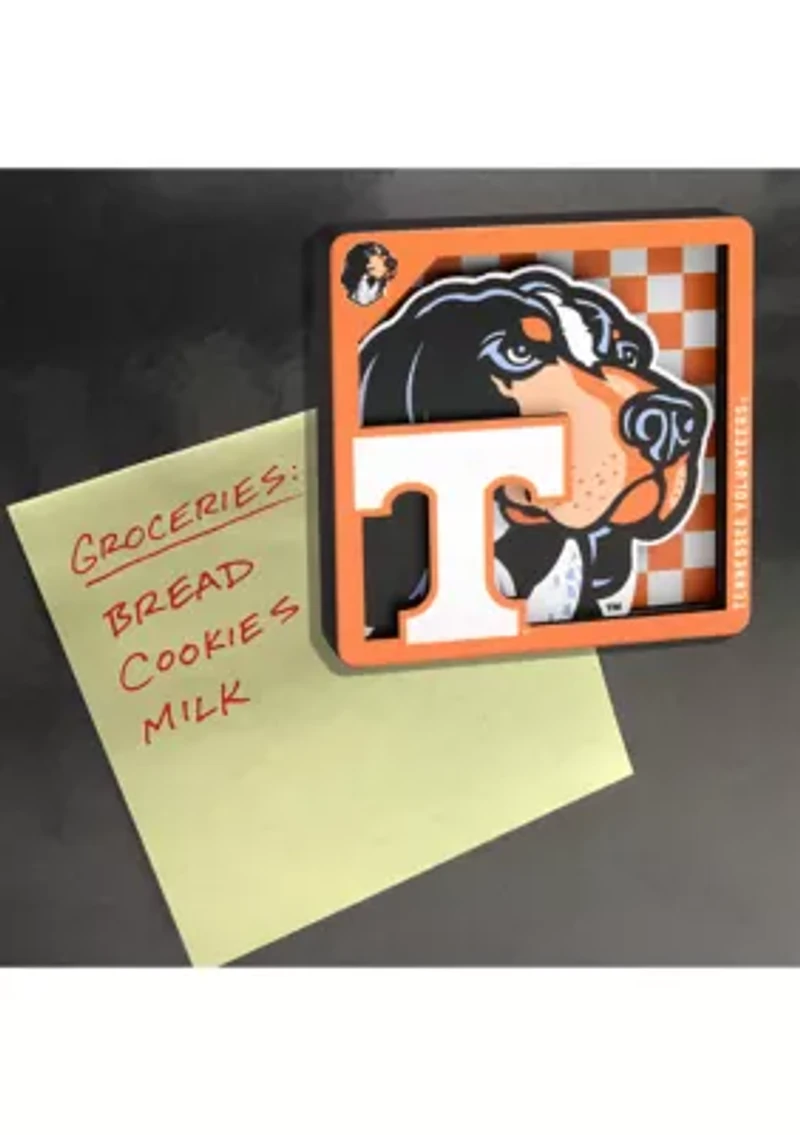YouTheFan NCAA Tennessee Volunteers 3D Logo Series Magnets