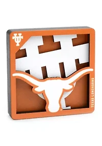 YouTheFan NCAA Texas Longhorns 3D Logo Series Magnets