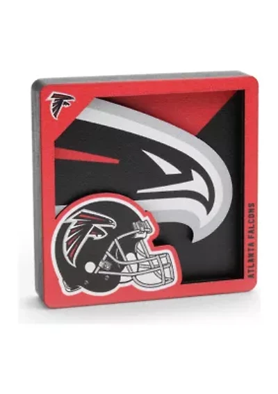 YouTheFan NFL Atlanta Falcons 3D Logo Series Magnets