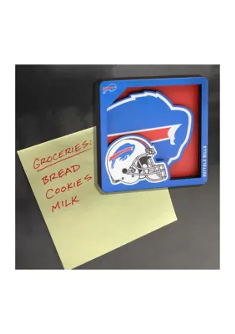 YouTheFan NFL Buffalo Bills 3D Logo Series Magnets