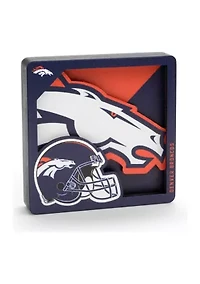 YouTheFan NFL Denver Broncos 3D Logo Series Magnets