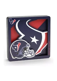 YouTheFan NFL Houston Texans 3D Logo Series Magnets