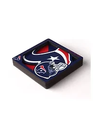 YouTheFan NFL Houston Texans 3D Logo Series Magnets