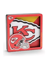 YouTheFan NFL Kansas City Chiefs 3D Logo Series Magnets