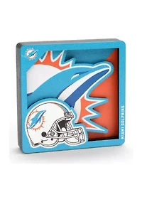 YouTheFan NFL Miami Dolphins 3D Logo Series Magnets