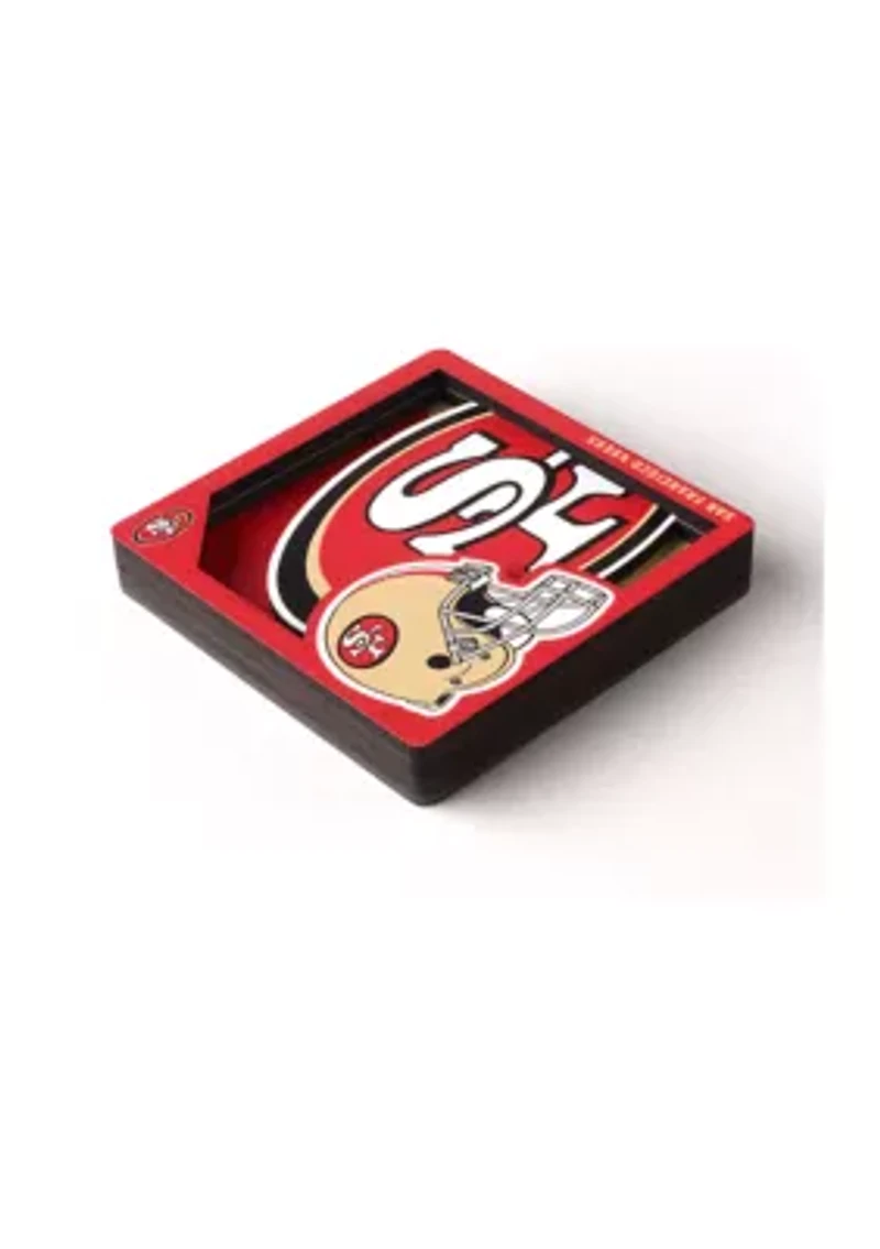YouTheFan NFL San Francisco 49ers 3D Logo Series Magnets