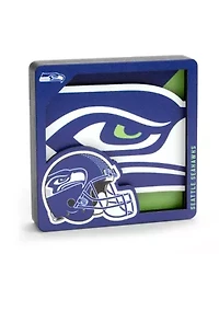 YouTheFan NFL Seattle Seahawks 3D Logo Series Magnets