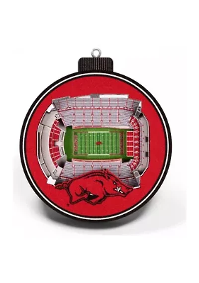 YouTheFan NCAA Arkansas Razorbacks 3D StadiumView Ornament - Donald W. Reynolds Razorback Stadium