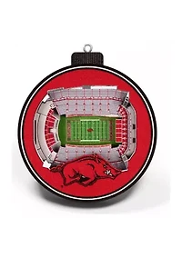 YouTheFan NCAA Arkansas Razorbacks 3D StadiumView Ornament - Donald W. Reynolds Razorback Stadium