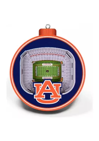 YouTheFan NCAA Auburn Tigers 3D StadiumView Ornament - Jordan-Hare Stadium