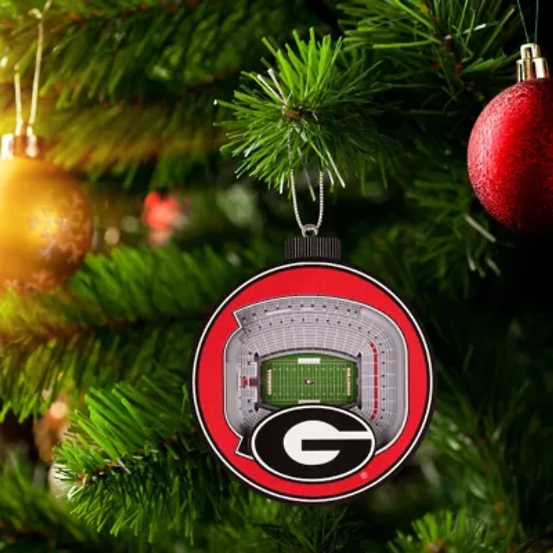 NCAA  Georgia Bulldogs 3D StadiumView Ornament - Sanford Stadium