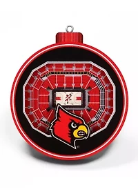 YouTheFan NCAA  Louisville Cardinals 3D StadiumView Ornament - KFC Yum! Center