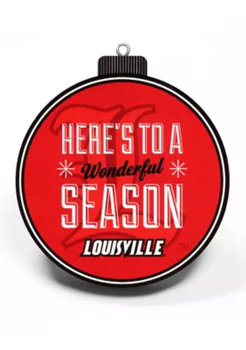YouTheFan NCAA Louisville Cardinals 3D StadiumView Ornament - KFC Yum! Center