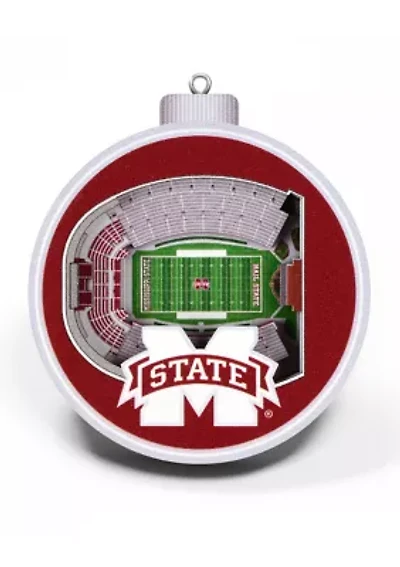 YouTheFan NCAA Mississippi State Bulldogs 3D StadiumView Ornament - Davis Wade Stadium at Scott Field