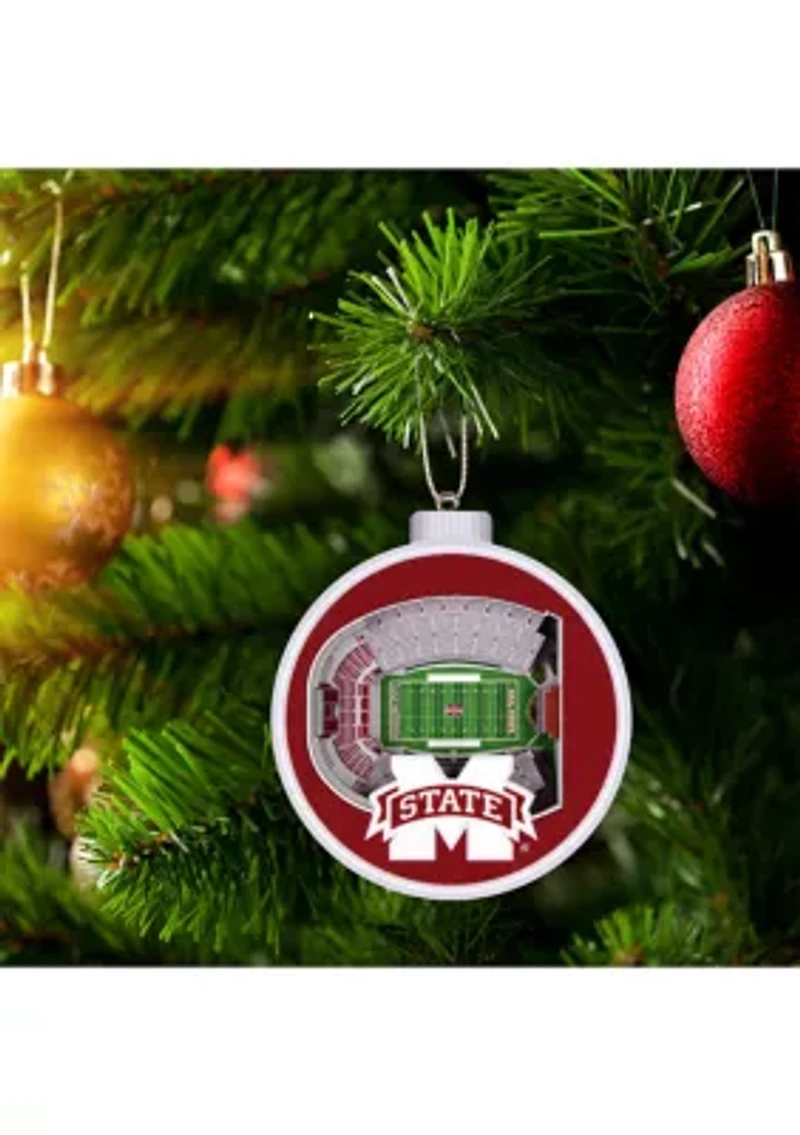 YouTheFan NCAA Mississippi State Bulldogs 3D StadiumView Ornament - Davis Wade Stadium at Scott Field