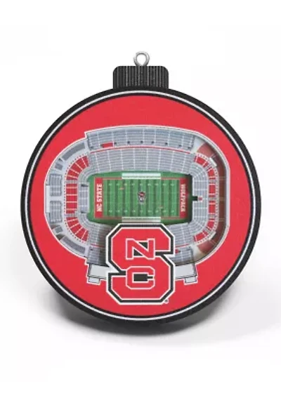 YouTheFan NCAA NC State Wolfpack 3D StadiumView Ornament - Carter-Finley Stadium