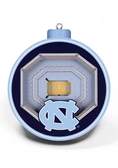 YouTheFan NCAA North Carolina Tar Heels 3D StadiumView Ornament - Dean E. Smith Center