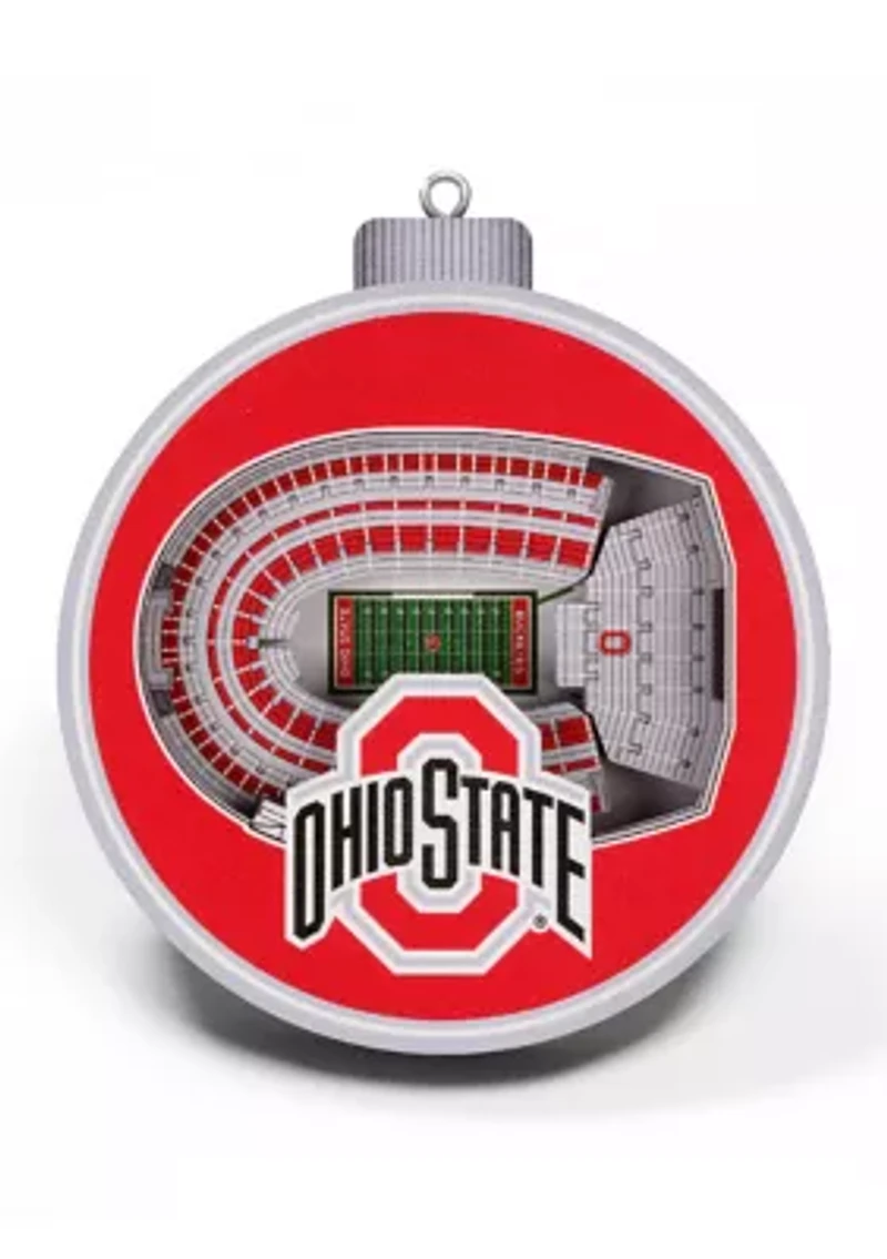 YouTheFan NCAA Ohio State Buckeyes 3D StadiumView Ornament -Ohio Stadium
