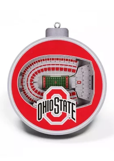 YouTheFan NCAA Ohio State Buckeyes 3D StadiumView Ornament -Ohio Stadium
