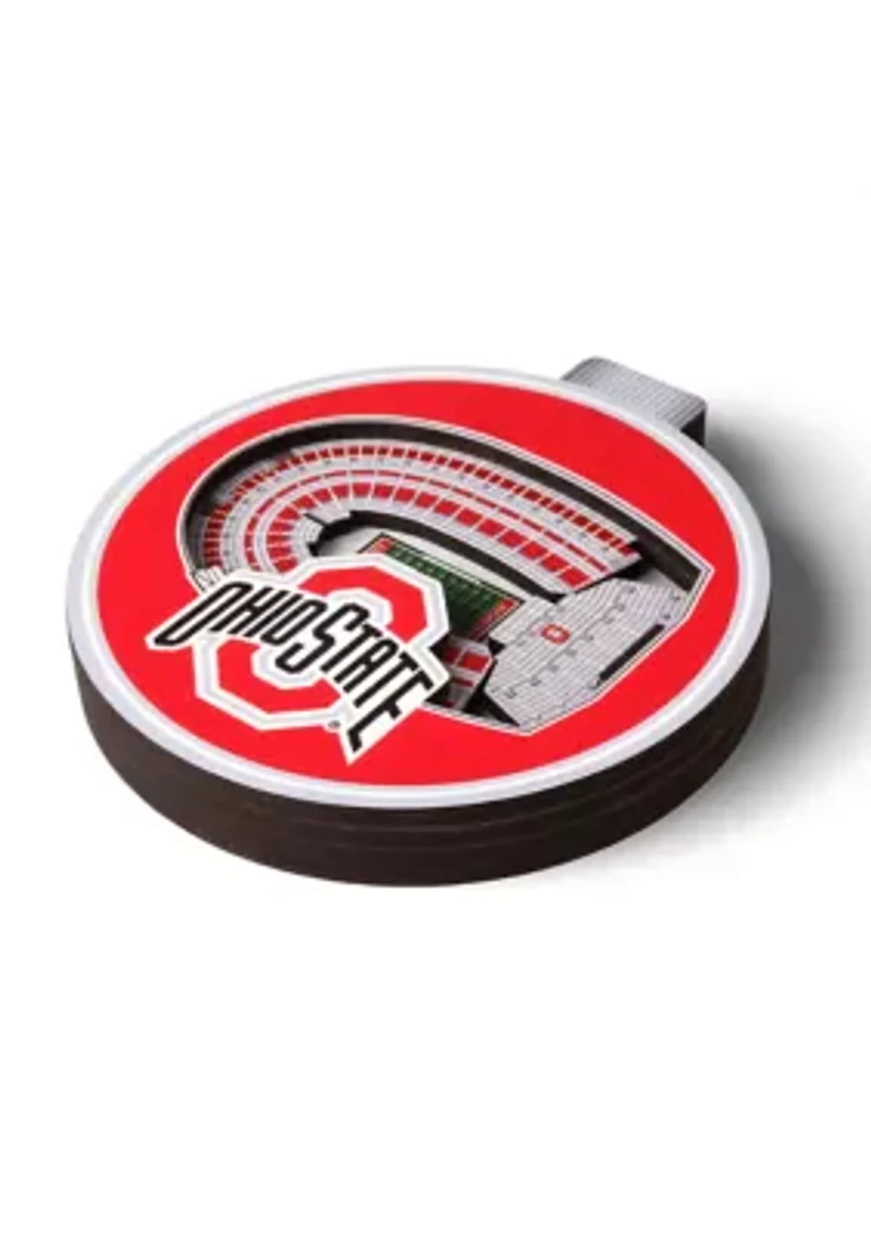 YouTheFan NCAA Ohio State Buckeyes 3D StadiumView Ornament -Ohio Stadium