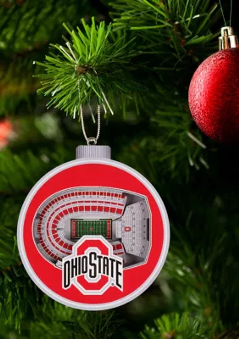 YouTheFan NCAA Ohio State Buckeyes 3D StadiumView Ornament -Ohio Stadium