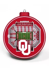 YouTheFan NCAA Oklahoma Sooners 3D StadiumView Ornament - Oklahoma Memorial Stadium