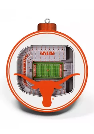 YouTheFan NCAA Texas Longhorns 3D StadiumView Ornament - Darrell K Royal-Texas Memorial Stadium