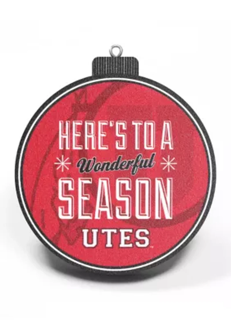YouTheFan NCAA Utah Utes 3D StadiumView Ornament -Jon M. Huntsman Center