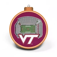 YouTheFan NCAA Virginia Tech Hokies 3D StadiumView Ornament  - Lane Stadium Worsham Field