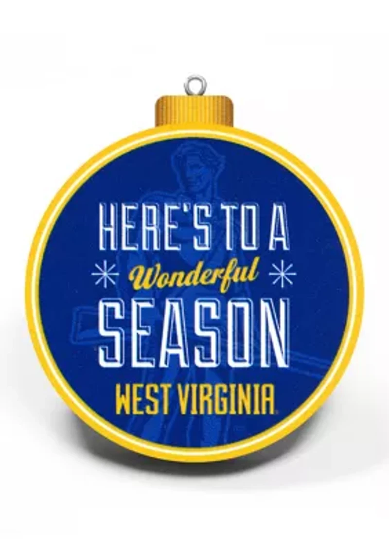 YouTheFan NCAA West Virginia Mountaineers 3D StadiumView Ornament - Milan Puskar Stadium