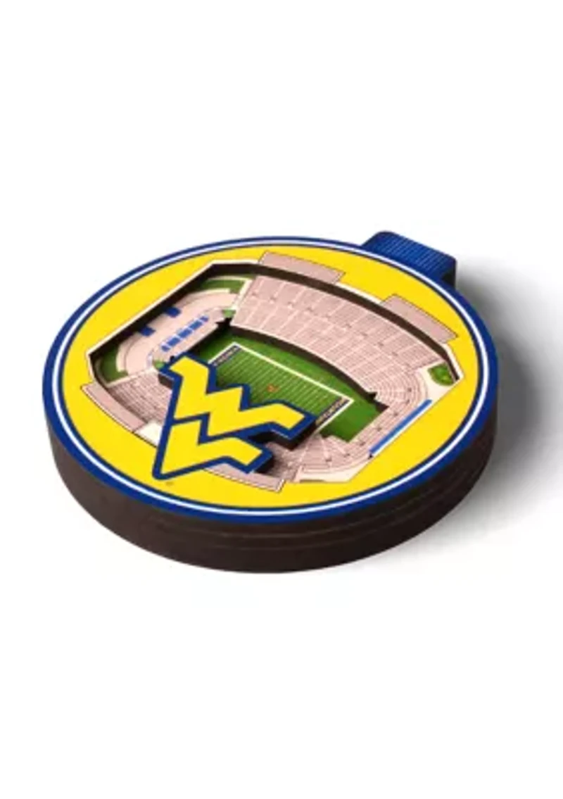 YouTheFan NCAA West Virginia Mountaineers 3D StadiumView Ornament - Milan Puskar Stadium