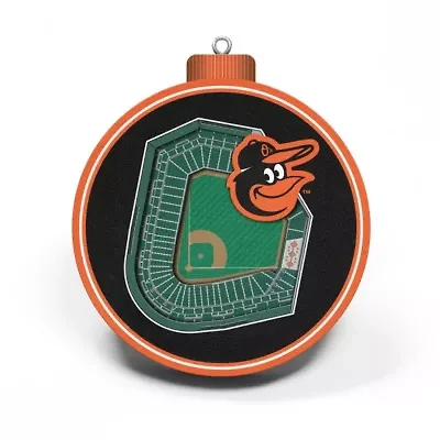 YouTheFan MLB Baltimore Orioles 3D StadiumView Ornament - Oriole Park at Camden Yards