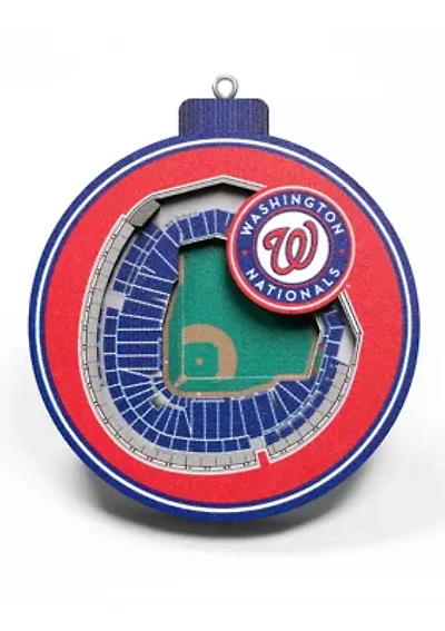 YouTheFan MLB Washington Nationals 3D StadiumView Ornament  - Nationals Park
