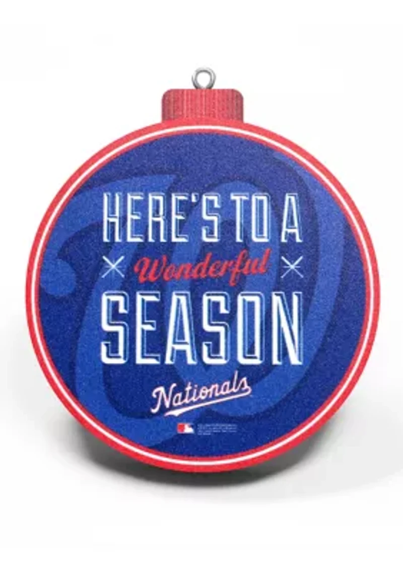 YouTheFan MLB Washington Nationals 3D StadiumView Ornament  - Nationals Park