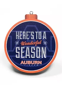 YouTheFan NCAA Auburn Tigers 3D Logo Series Ornaments