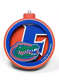 YouTheFan NCAA Florida Gators 3D Logo Series Ornaments