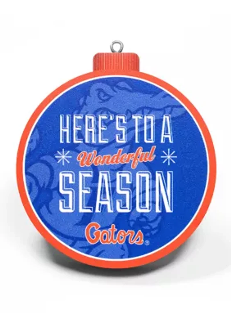 YouTheFan NCAA Florida Gators 3D Logo Series Ornaments