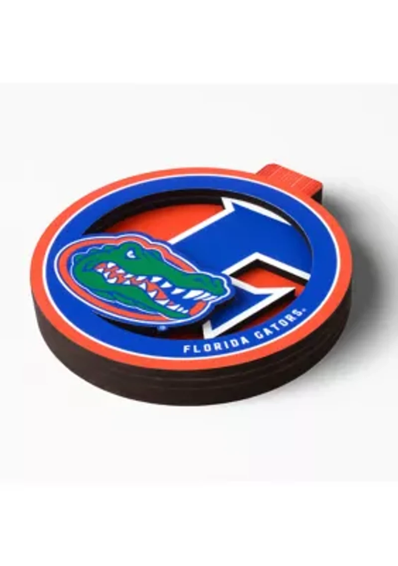 YouTheFan NCAA Florida Gators 3D Logo Series Ornaments