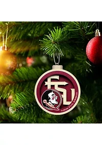 YouTheFan NCAA Florida State Seminoles 3D Logo Series Ornaments