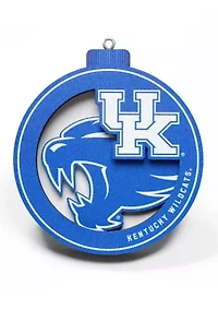 NCAA Kentucky Wildcats 3D Logo Series Ornaments
