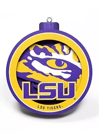 YouTheFan NCAA LSU Tigers 3D Logo Series Ornaments