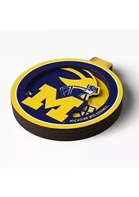 YouTheFan NCAA Michigan Wolverines 3D Logo Series Ornaments