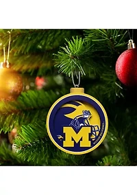 YouTheFan NCAA Michigan Wolverines 3D Logo Series Ornaments