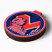 Ole Miss Rebels YouTheFan NCAA Mississippi Rebels 3D Logo Series Ornaments