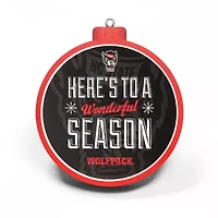 YouTheFan NCAA NC State Wolfpack 3D Logo Series Ornaments
